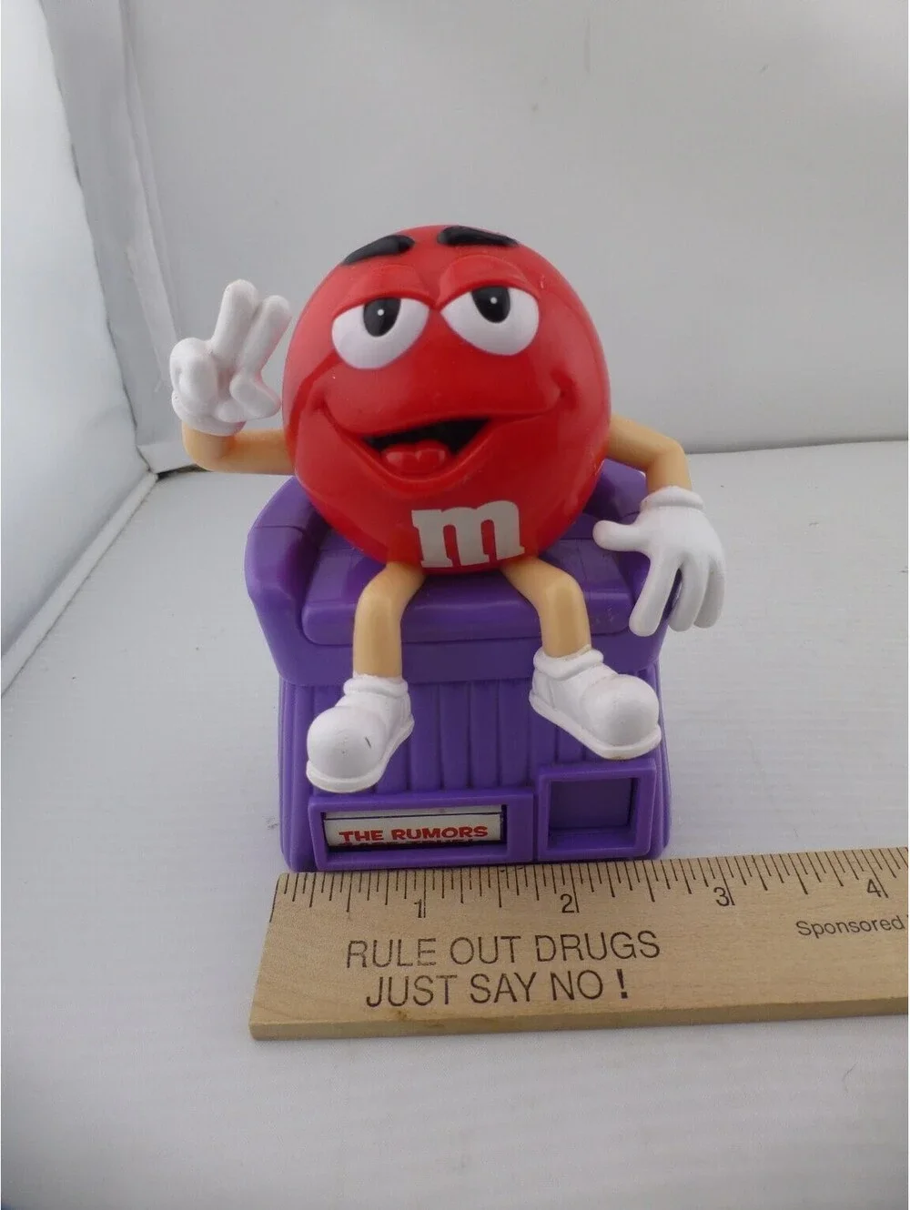 M&M's Red Character Magic 8 Ball Style Candy Dispenser 